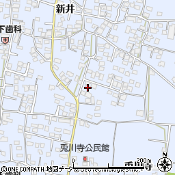 長野県松本市里山辺新井1762周辺の地図