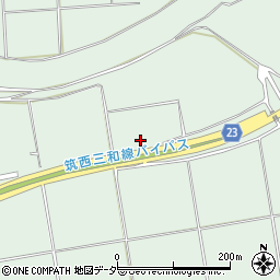 茨城県結城市山王周辺の地図