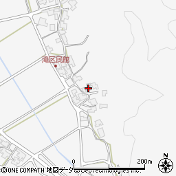 福井県あわら市滝38-11周辺の地図