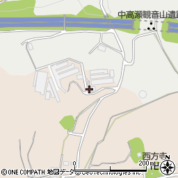 濃香谷畜産団地周辺の地図