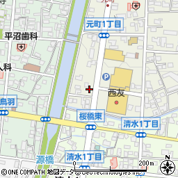 クリーニング昭和本社事務所周辺の地図