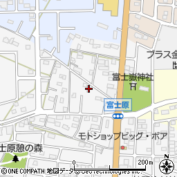 群馬県館林市富士原町1132-8周辺の地図