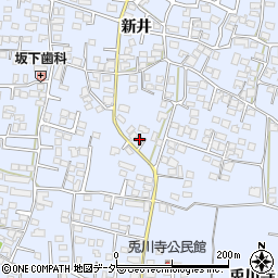 長野県松本市里山辺新井1724-1周辺の地図