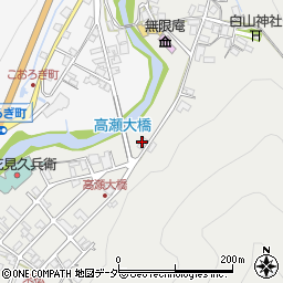 石川県加賀市山中温泉下谷町ハ周辺の地図