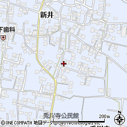 長野県松本市里山辺新井1763周辺の地図