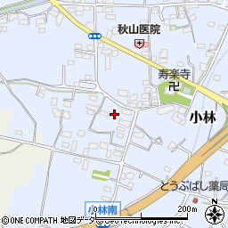 群馬県藤岡市小林283-1周辺の地図