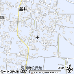 長野県松本市里山辺新井1764-1周辺の地図