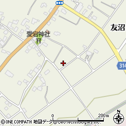 栃木県下都賀郡野木町友沼274周辺の地図