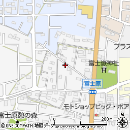 群馬県館林市富士原町1132-2周辺の地図