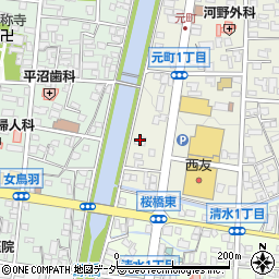 小井戸微笑園周辺の地図