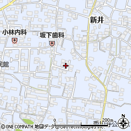 長野県松本市里山辺新井1688-17周辺の地図