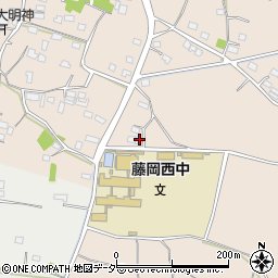 群馬県藤岡市上大塚650周辺の地図