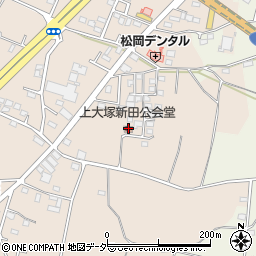 群馬県藤岡市上大塚243-12周辺の地図