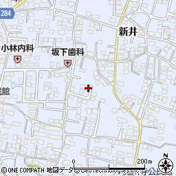 長野県松本市里山辺新井1688-16周辺の地図