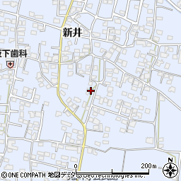 長野県松本市里山辺新井1716-8周辺の地図