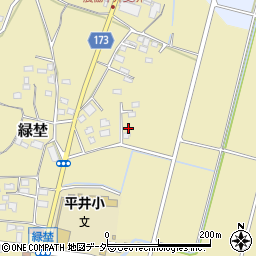 群馬県藤岡市緑埜599-10周辺の地図