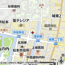 内外情勢調査会松本支部周辺の地図
