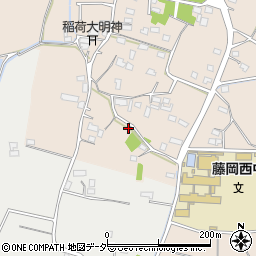 群馬県藤岡市上大塚814周辺の地図