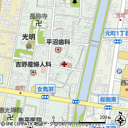 松本市　東部地区福祉ひろば周辺の地図