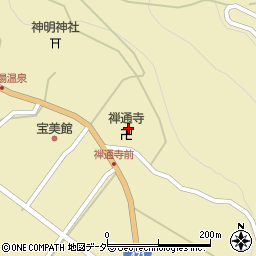 禅通寺周辺の地図