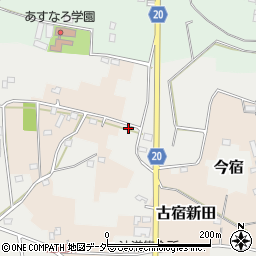 茨城県結城市山川新宿780-3周辺の地図