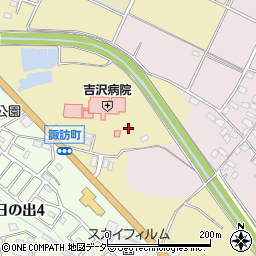 埼玉県本庄市諏訪町周辺の地図