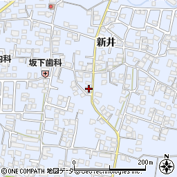 長野県松本市里山辺新井1700周辺の地図