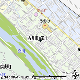 岐阜県飛騨市古川町栄周辺の地図