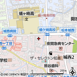 松本市白板地区福祉ひろば周辺の地図
