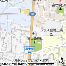 群馬県館林市富士原町1134-10周辺の地図