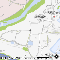 群馬県富岡市大島周辺の地図