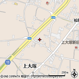 群馬県藤岡市上大塚454周辺の地図