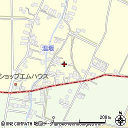 長野県安曇野市三郷温798-1周辺の地図