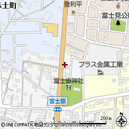 群馬県館林市富士原町1134-18周辺の地図