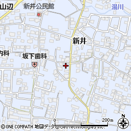 長野県松本市里山辺新井1703周辺の地図