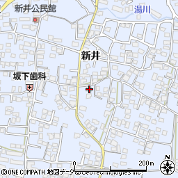 長野県松本市里山辺新井1705周辺の地図