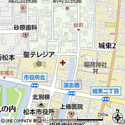 東京フラワーデザイン研究会松本教室周辺の地図