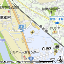 甲信マツダ松本店周辺の地図
