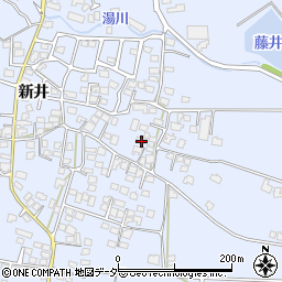長野県松本市里山辺新井1792-5周辺の地図
