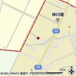 長野県松本市梓川倭112周辺の地図