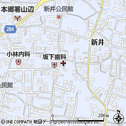 長野県松本市里山辺新井1690周辺の地図