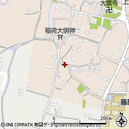 群馬県藤岡市上大塚834周辺の地図