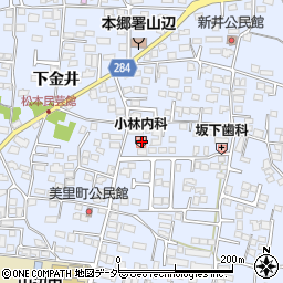 長野県松本市里山辺新井1556周辺の地図