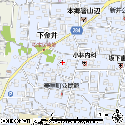 長野県松本市里山辺新井1599周辺の地図