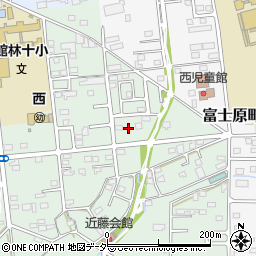 群馬県館林市近藤町216周辺の地図