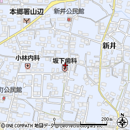 長野県松本市里山辺新井1561周辺の地図