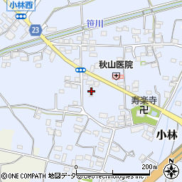 群馬県藤岡市小林758-1周辺の地図