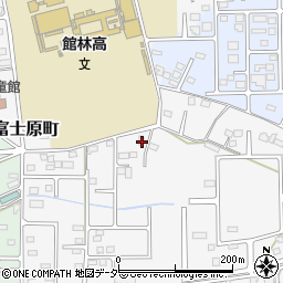群馬県館林市富士原町1235-2周辺の地図