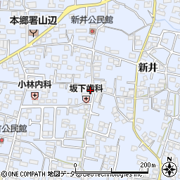 長野県松本市里山辺新井1561-6周辺の地図