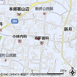 長野県松本市里山辺新井1560-7周辺の地図